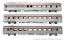 021-HJ4165 - H0 - SNCF, 3-tlg. Set „TEE Mistral Reisezugwagen, Ep. IV
